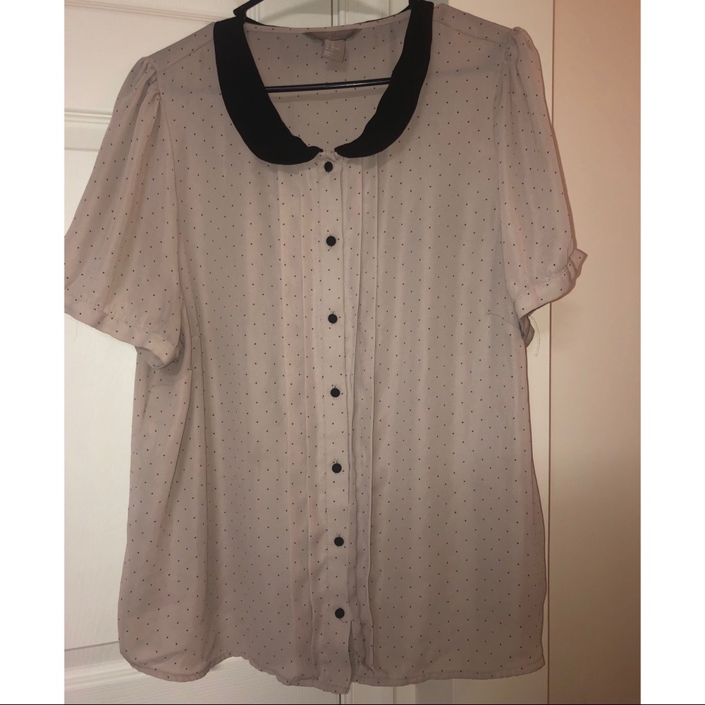 H&M button down blouse